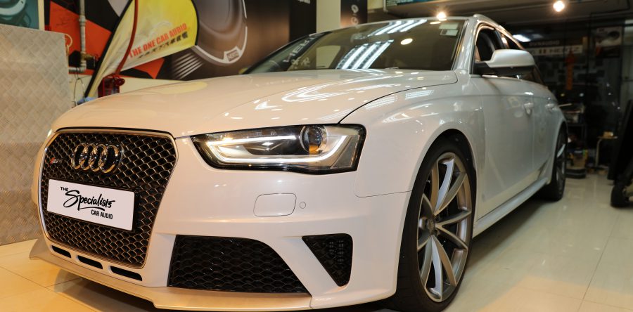 Audi RS4 旅行車旗艦勁爆級音響改造