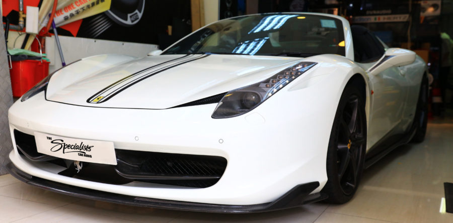 法拉利458 Spider升級全套音響系統