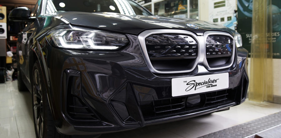 BMW iX3搶先安裝德國藍寶寶馬專用喇叭